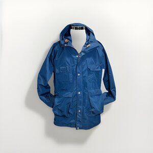Vintage LL Bean Baxter State Parka Windbreaker Light Jacket Size Large Navy Blue